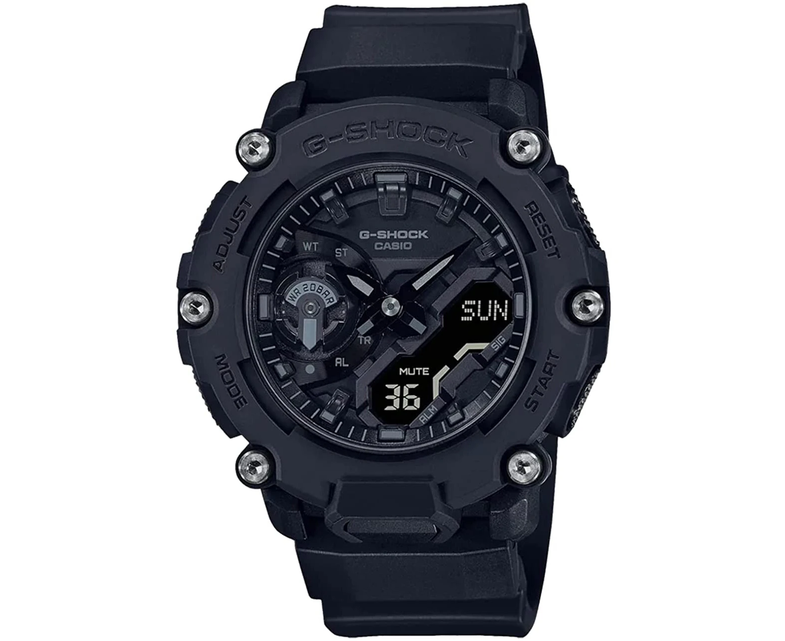 Casio G-SHOCK Carbon Core Guard Analog-Digital Men's Watch - GA2200BB-1A