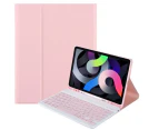 iPad 7th Gen Generation 10.2 Inch 2019 Bluetooth Keyboard Case Cover with Pencil Holder - Pink