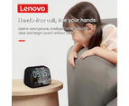 Lenovo TS13 Wireless Bluetooth 5.0 Full-Range Speaker Multi-Function Mirror LED Alarm Clock – Green