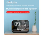 Lenovo TS13 Wireless Bluetooth 5.0 Full-Range Speaker Multi-Function Mirror LED Alarm Clock – Green