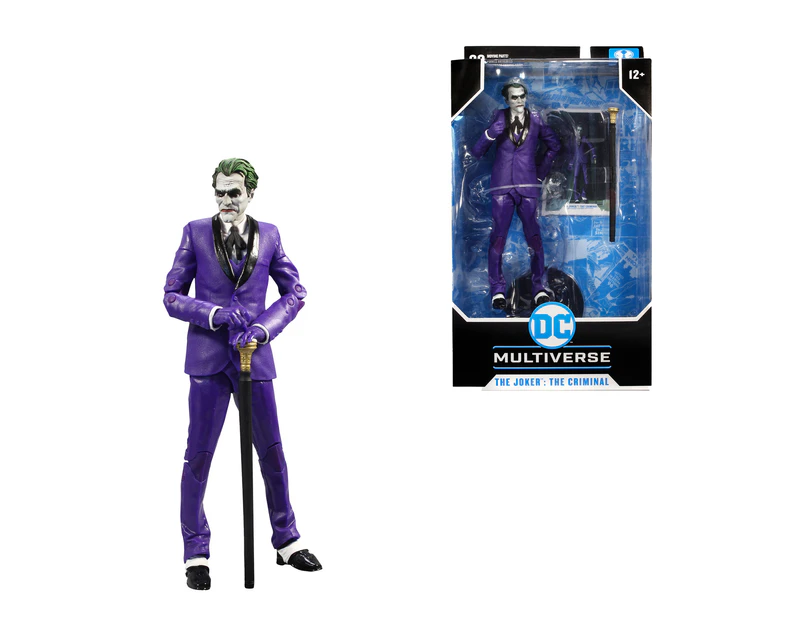The Joker - The Criminal Batman - Three Jokers 18Cm Figure  Mcfarlane Toys