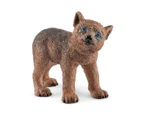 Schleich - Mother Wolf With Pups   Wildlife Animal Figurine Animal Playset
