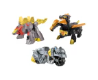 Transformers Dinobot Adventures Dinobot Squad Grimlock Dinobot Snarl And Predaking 3-Pack 4.5-Inch Toys Age 3 And Up  Hasbro