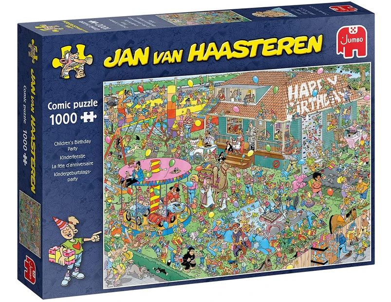 Jumbo Jan Van Haasteren Children's Birthday Party Jigsaw - 1000 Piece