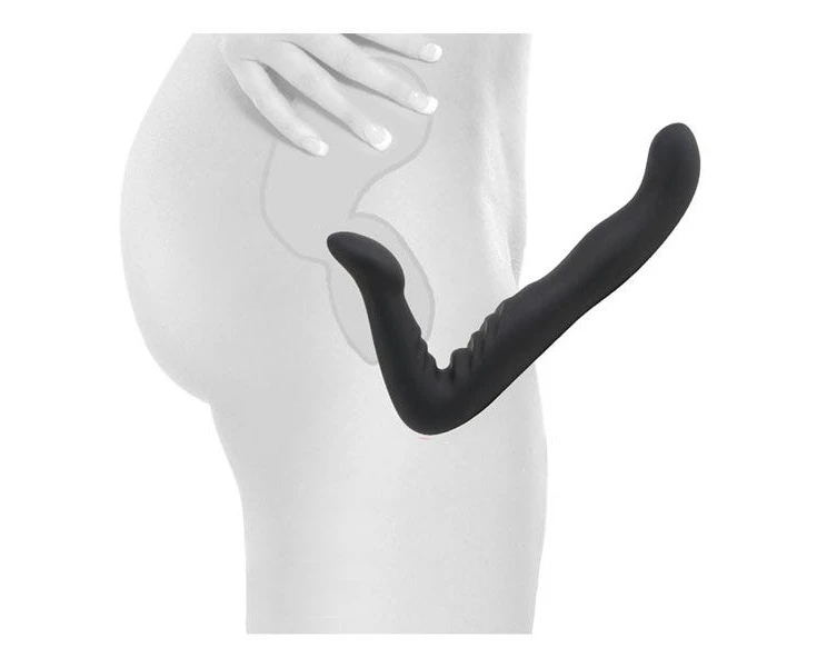 Fetish Fantasy Elite - 8" Strapless Silicone Strap-On (Black)