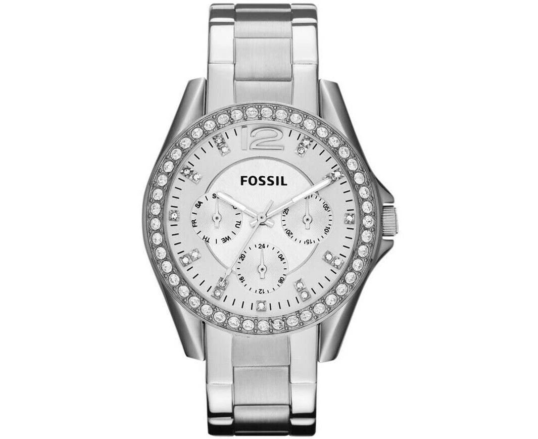 Fossil ES3202 Riley Multi-Function Silver Dial Women's Watch