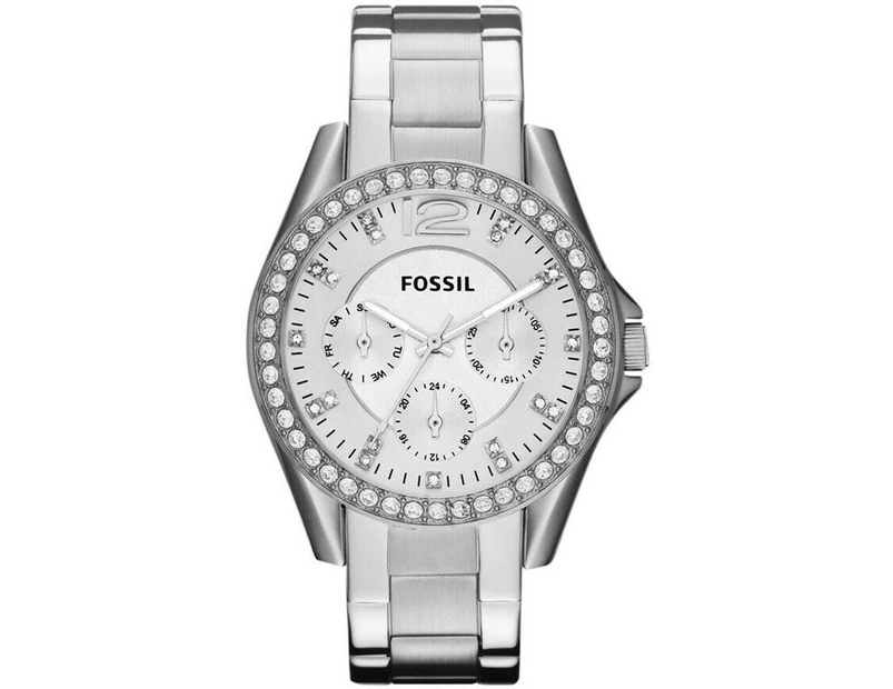 Fossil ES3202 Riley Multi-Function Silver Dial Women's Watch