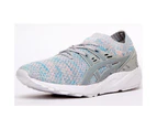 Asics Mens Gel-Kayano Knit Trainers Lace Up Sports Runners Running Shoes - Glacier Grey/Mid Grey