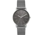 Skagen Signatur Three-Hand Gray Steel Mesh Watch SKW6577