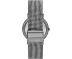 Skagen Signatur Three-Hand Gray Steel Mesh Watch SKW6577