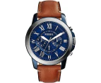 Fossil Grant Chronograph Brown Leather Mens Watch FS5151