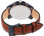 Fossil Grant Chronograph Brown Leather Mens Watch FS5151