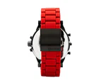 Diesel Mr. Daddy 2.0 Chronograph Red Stainless Steel Mens Watch DZ7370