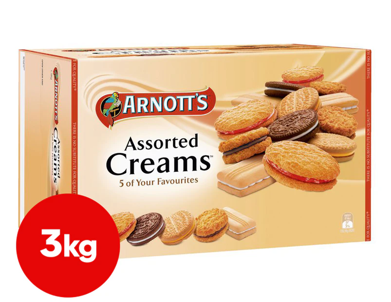 Arnott's Assorted Creams Biscuits 3kg