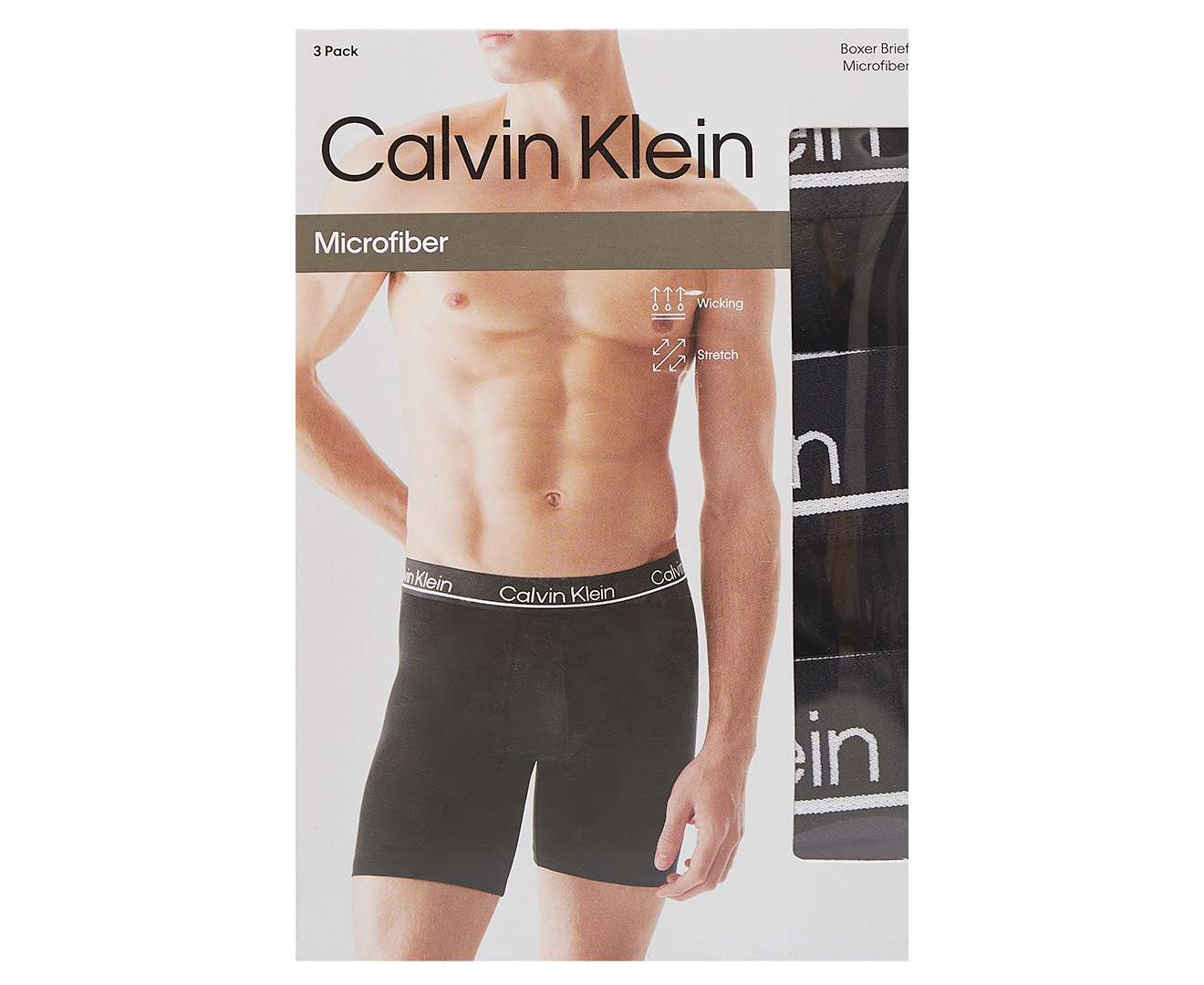Calvin Klein Men's Boxer Briefs 3-Pack - Black 