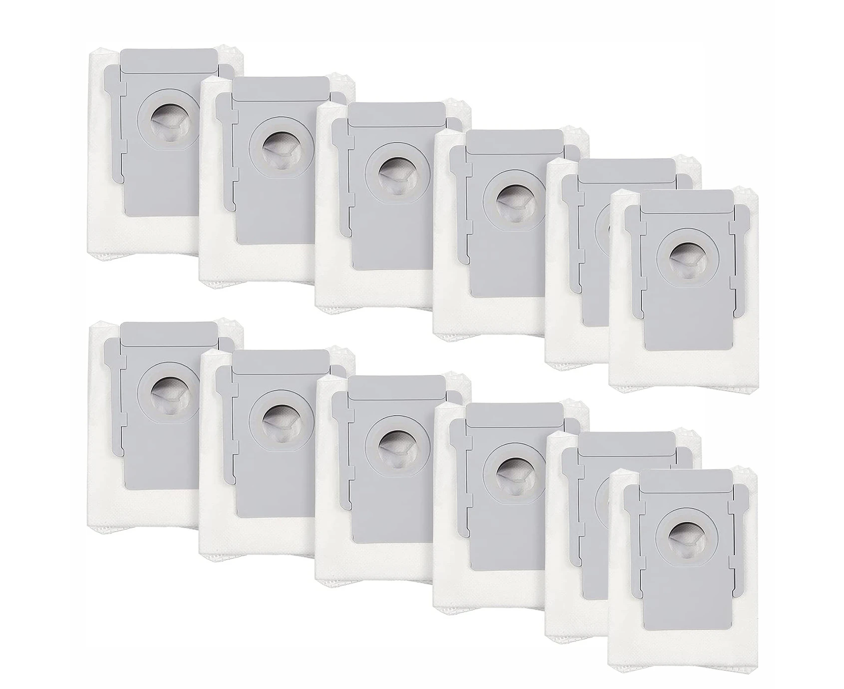 12 Packs Eco-Friendly Disposal Vacuum Dust Bags For iRobot Roomba i7/i7+/E5/E6/s9 Series Replacement