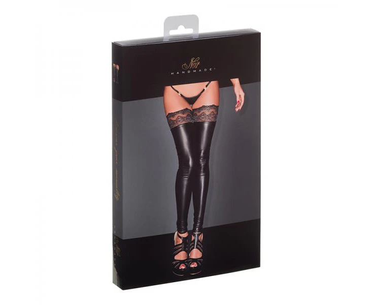 Noir Handmade Powerwetlook Stockings Xxl