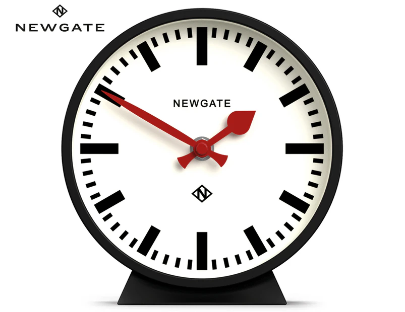 Newgate Railway Mantel Clock Cave Black