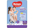 Huggies Ultra Dry Nappy Pants Boy Limited Edition Walker Size 5 (12-17kg) Pack of 54's