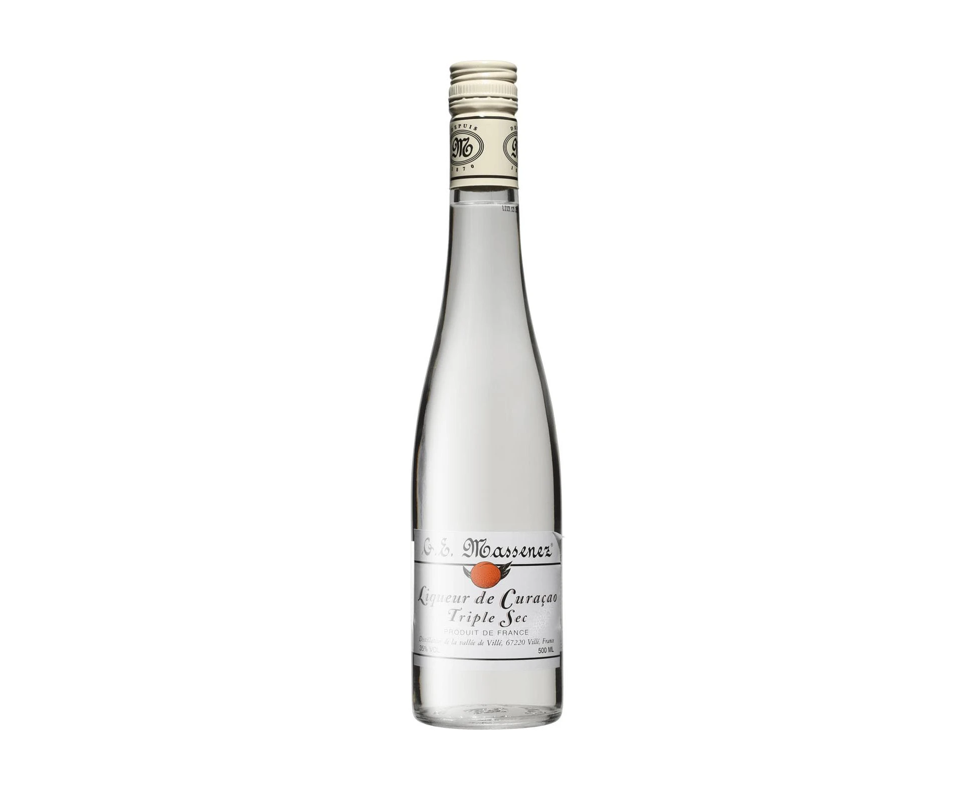 Massenez Liqueur Curacao (Triple Sec) 35% 500ml