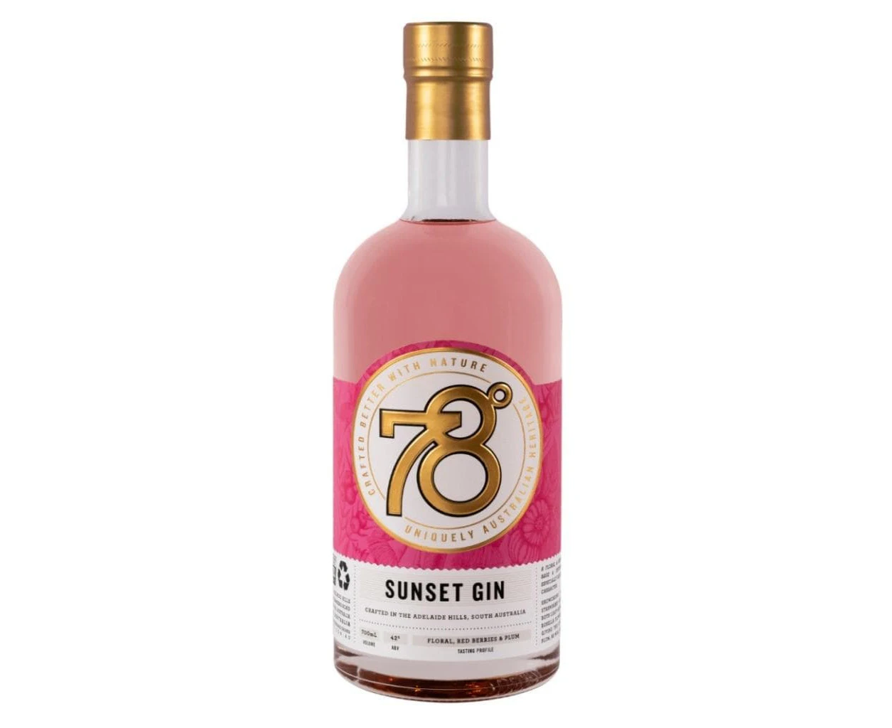 78 DEGREES SUNSET GIN 42% 700ML