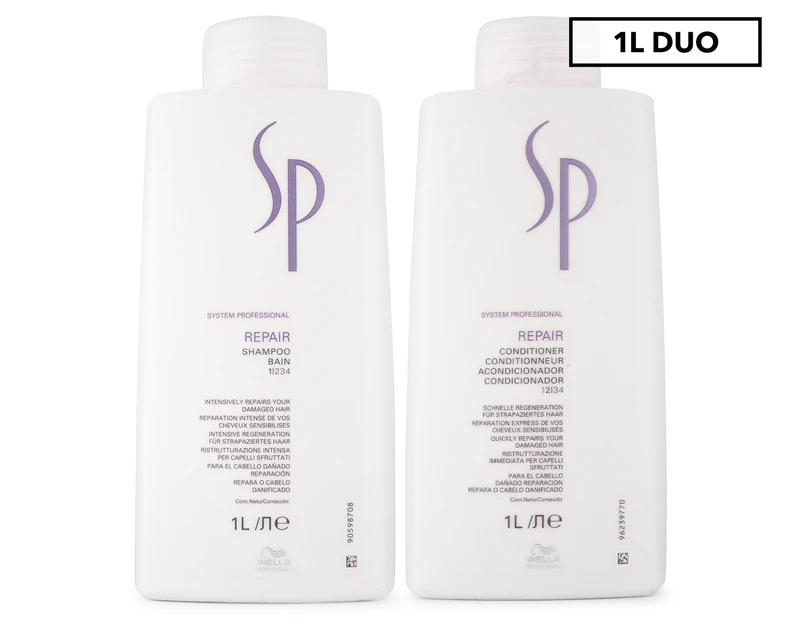 Wella Professionals System Professional Repair Shampoo & Conditioner Duo 1L