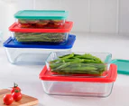 Pyrex 10-Piece Simply Store Rectangle Set - Clear