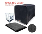 IBC Tote Cover Waterproof Sun Protective Hood for 1000L IBC Rainwater Tank