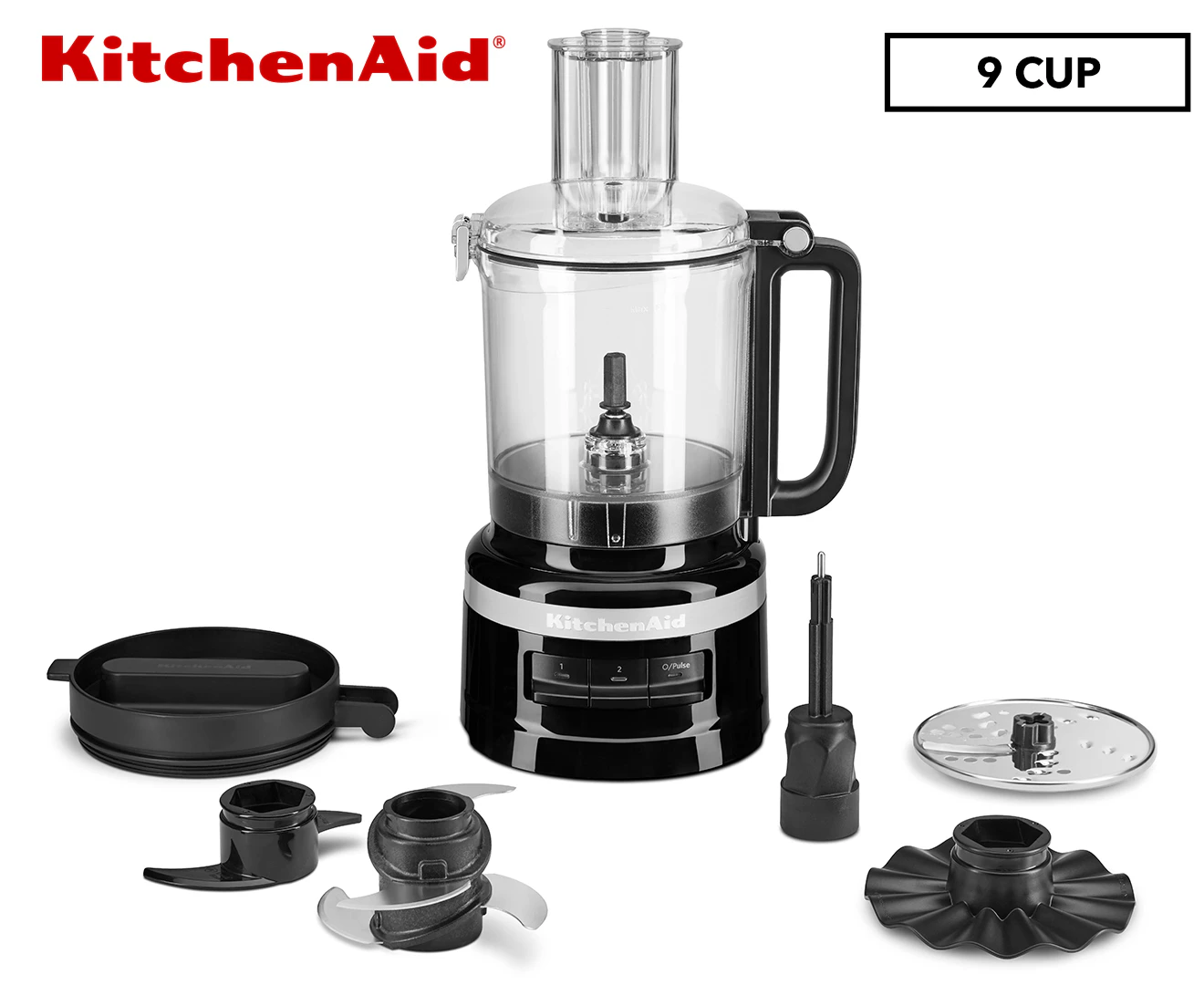 KitchenAid 9 Cup Food Processor - Onyx Black 5KFP0921AOB