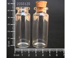 Mini Glass Bottle 12ml Empty Tiny Small Clear Cork Container Bottle 98007001