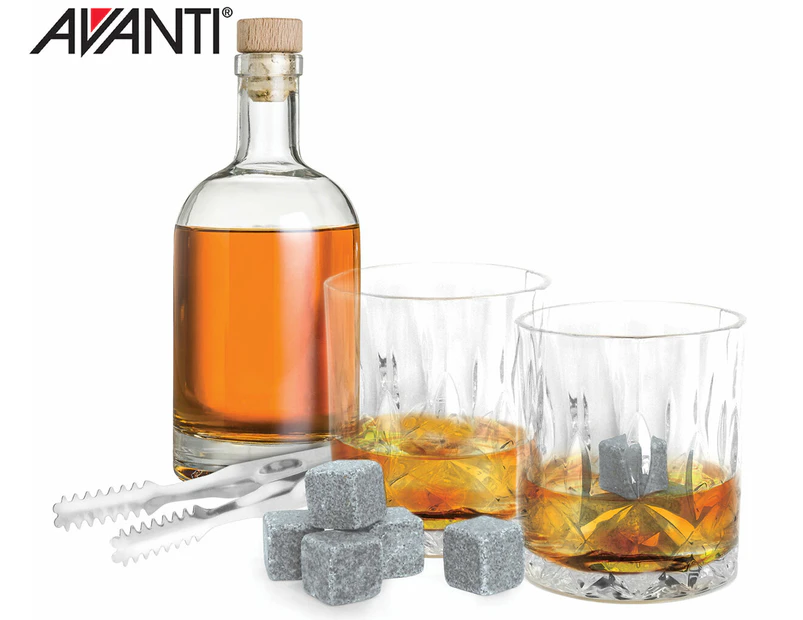 Avanti Whisky Stone & Glass Gift Set