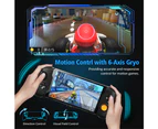 black--DOBE Handheld Grip Dual Motor Vibration 6-Axis Gyro Joypad Game Controller for Nintendo Switch OLED Game Console