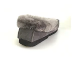 UGG Moccasins Unisex 100% Premium Australian Sheepskins Slippers-Grey