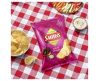 3 x Smiths Crinkle Cut Chips Salt & Vinegar 170g