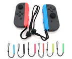 1 Pair Wrist Rope Lanyard Games Accessories for Nintendo Switch Joy-Con (Black)