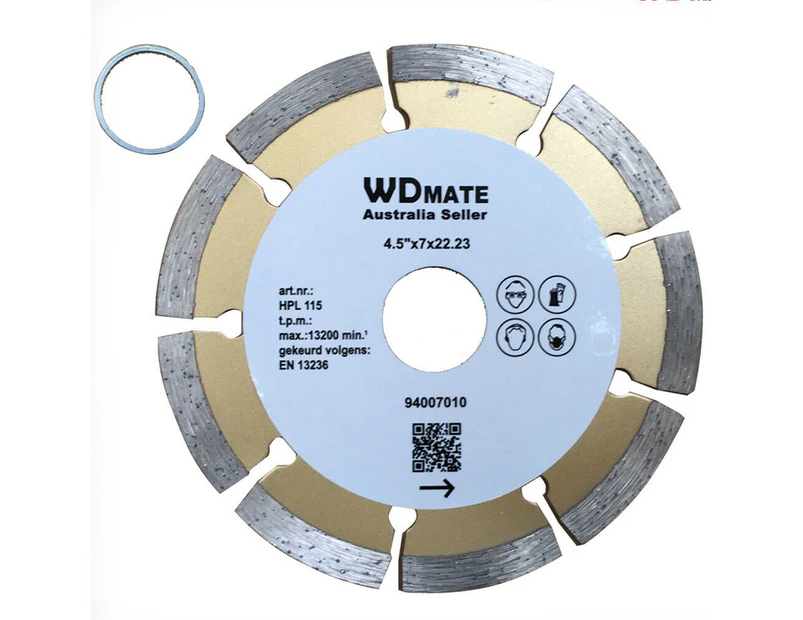 Dry Segment Diamond Circular Saw Blade Cutting Wheel 115mm 4.5 Grinder Disc Tile