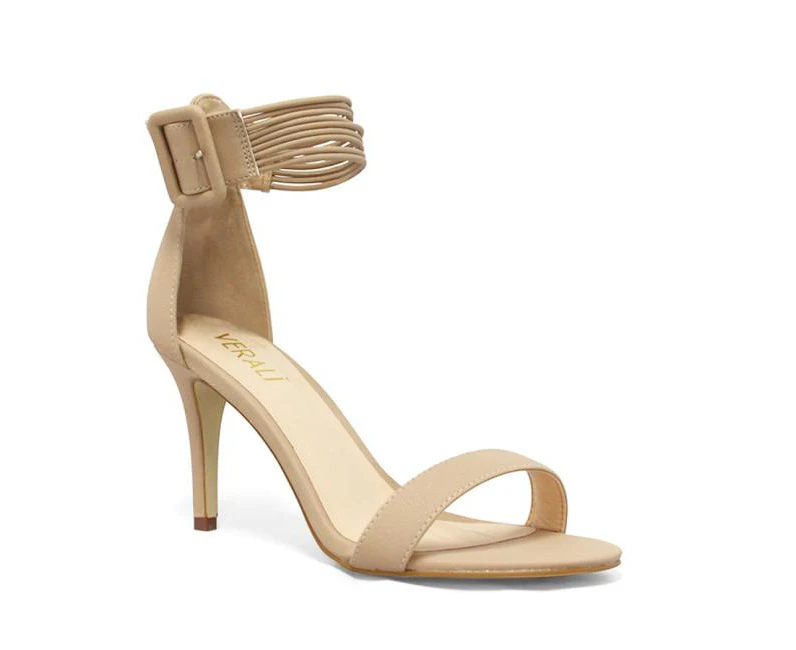 Manee - in Nude Nubuck, Rose Gold - Verali Shoes - Nude Nubuck