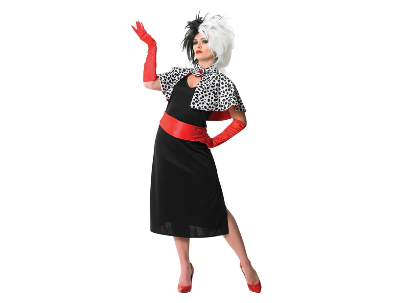 Cruella De Vil Deluxe Adult Costume - Small