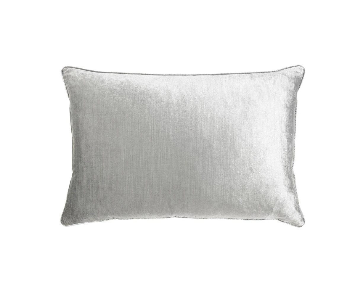 Roma Feather Cushion (Silver) - 35x50cm