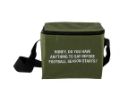 Football Season Small Cooler Bag (Green)