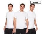 Calvin Klein Men's Slim Crewneck Tee / T-Shirt / Tshirt 3-Pack - White