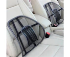 2x Mesh Back Lumbar Support Car Cushion Brace Seat Posture Corrector Office Chair Home