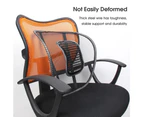 2x Mesh Back Lumbar Support Car Cushion Brace Seat Posture Corrector Office Chair Home