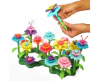 Flower Garden Building Toy, Build A Flower Garden Toddler Toy 112Pc