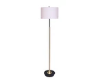 Floor Lamp Stand Reading Gold Metal Fabric Modern Lighting Decoration Home Decor