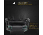 Foret Executive Office Chair PU Leather Massage Computer Gaming Gas Lift Seat