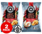 2 x Red Rock Deli Chips Sweet Chilli & Sour Cream 165g