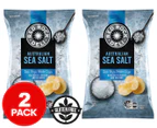 2 x Red Rock Deli Chips Sea Salt 165g