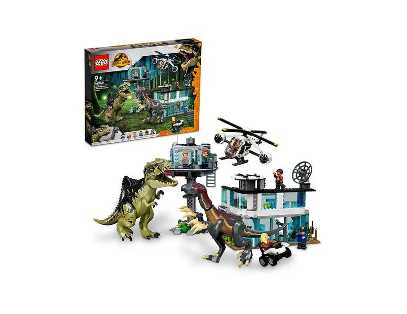 LEGOÂ® Jurassic Worldâ„¢ Giganotosaurus & Therizinosaurus Attack 76949