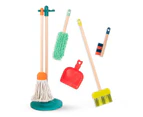 B. toys - Clean ‘n’ Play - Wooden Cleaning Playset - Multi